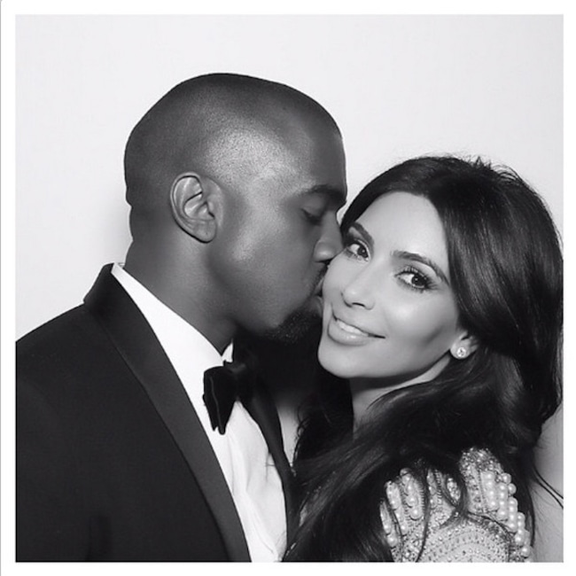 Kim Kardashian, Kanye West, Instagram